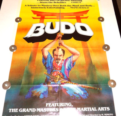1981 BUDO 1 SHEET MOVIE POSTER GRAND MASTERS of MARTIAL ARTS CROWN INTERNATIONAL