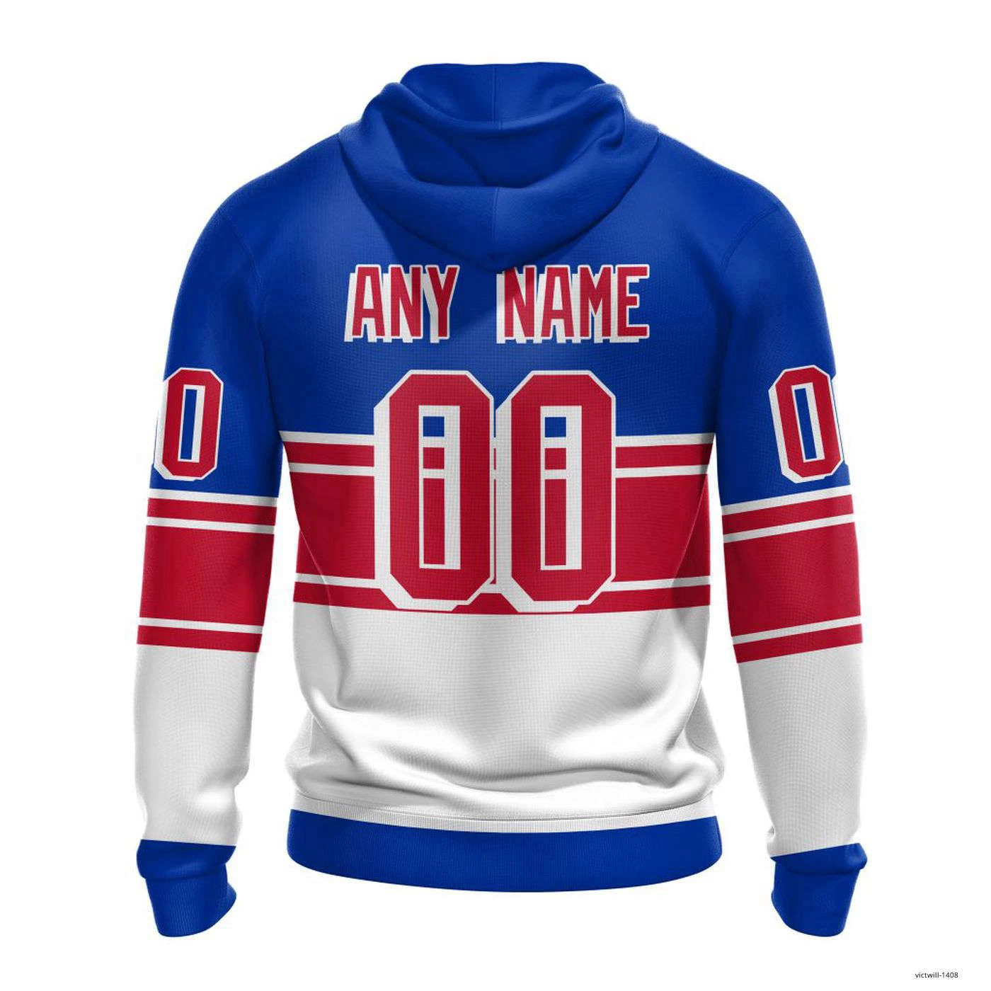 New York Rangers Personalized Alternate Concepts Kits 3D Hoodie
