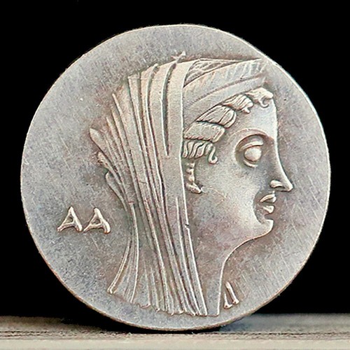 246-221 BC Ancient Coin Berenike II Wife of Ptolemy III - Tetradrachm 32mm - Afbeelding 2 van 2
