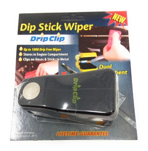 Drip Clip Dip Stick Wiper with Magnet Black  - Afbeelding 1 van 9