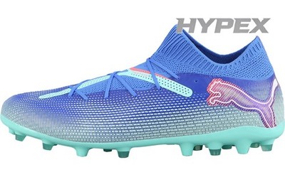 PUMA FUTURE 7 PRO MG Multi Ground Soccer Shoes Men's Blue Green - 107927-01