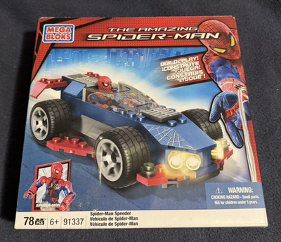 Mega Bloks Spider-Man Speeder #91337 78 pieces Sealed in Box