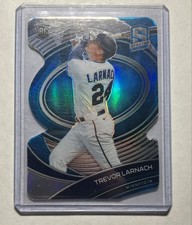 2021 Panini Spectra - Rookies Trevor Larnach #181 Neon Blue Prizm Die-Cut /45 