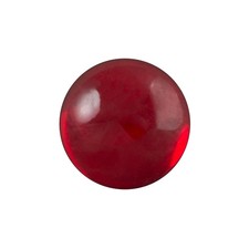 15mm Translucent Ruby Foiled Glass Round Cabochons 4 cab2007A