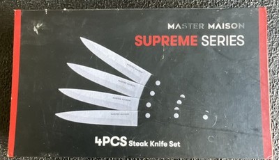 Master Maison Supreme Series 4PCS Steak Knife Set German Stainless Steel
