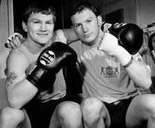 Legendary Boxer Ricky The Hitman Hatton & His Brother Fridge Magnet 2x3