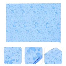 Toalla de baño para perros toalla de algodón para cachorros absorbente de agua (azul) toalla para mascotas