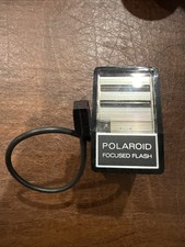 Vintage Polaroid Model 490 Focused Flash - Cube Flash Attachment - Untested