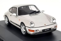 Solido 1/43 Porsche 911 964 Rs 1994 Silver Diecast Scale Model Car