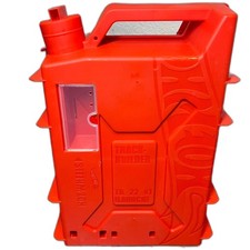 Red Hot Wheels Track Builder Case Storage Box Gas / Fuel Can Container 1 Track