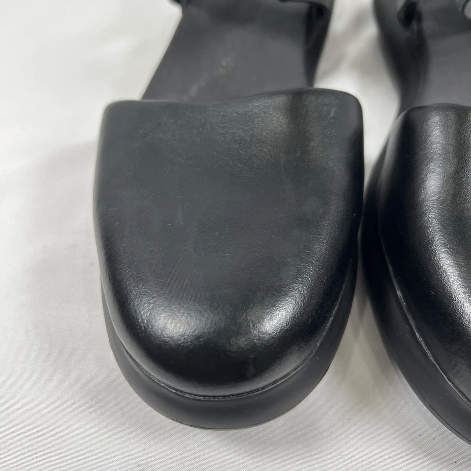 Sandalias planas de plataforma de cuero negro Camper Capsula zapatos para mujer EU 39 US 8.5 - Imagen 3 de 4