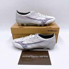 MIZUNO Alpha α ELITE P1GA236209 tacchetti calcio unisex bianchi US 5-12 nuovi