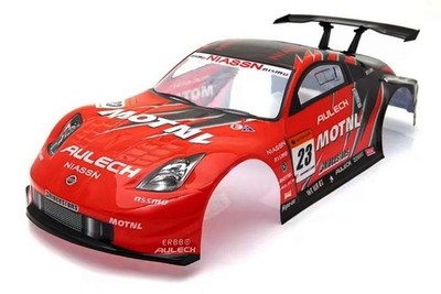 1/10 RC Painted Pre cut On Road Drift Touring Racing Car Body Shell Spoiler Kit