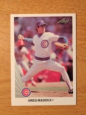 GREG MADDUX 1990 LEAF BASEBALL CARD-#25-CUBS-MLB HOFer ⚾🔥⚾🔥