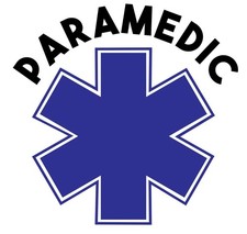 Paramedic First Responder 3" Sticker Label Card Gift Craft Journal Scrapbook