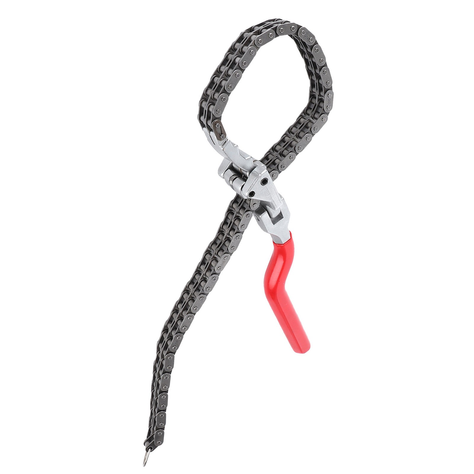 Chiave Per Filtro Olio A Catena - Rimozione E Installazione Filtri 60-160 Mm - Manico Lungo 13,8 Pollici - Strumento Meccanico - Foto 4