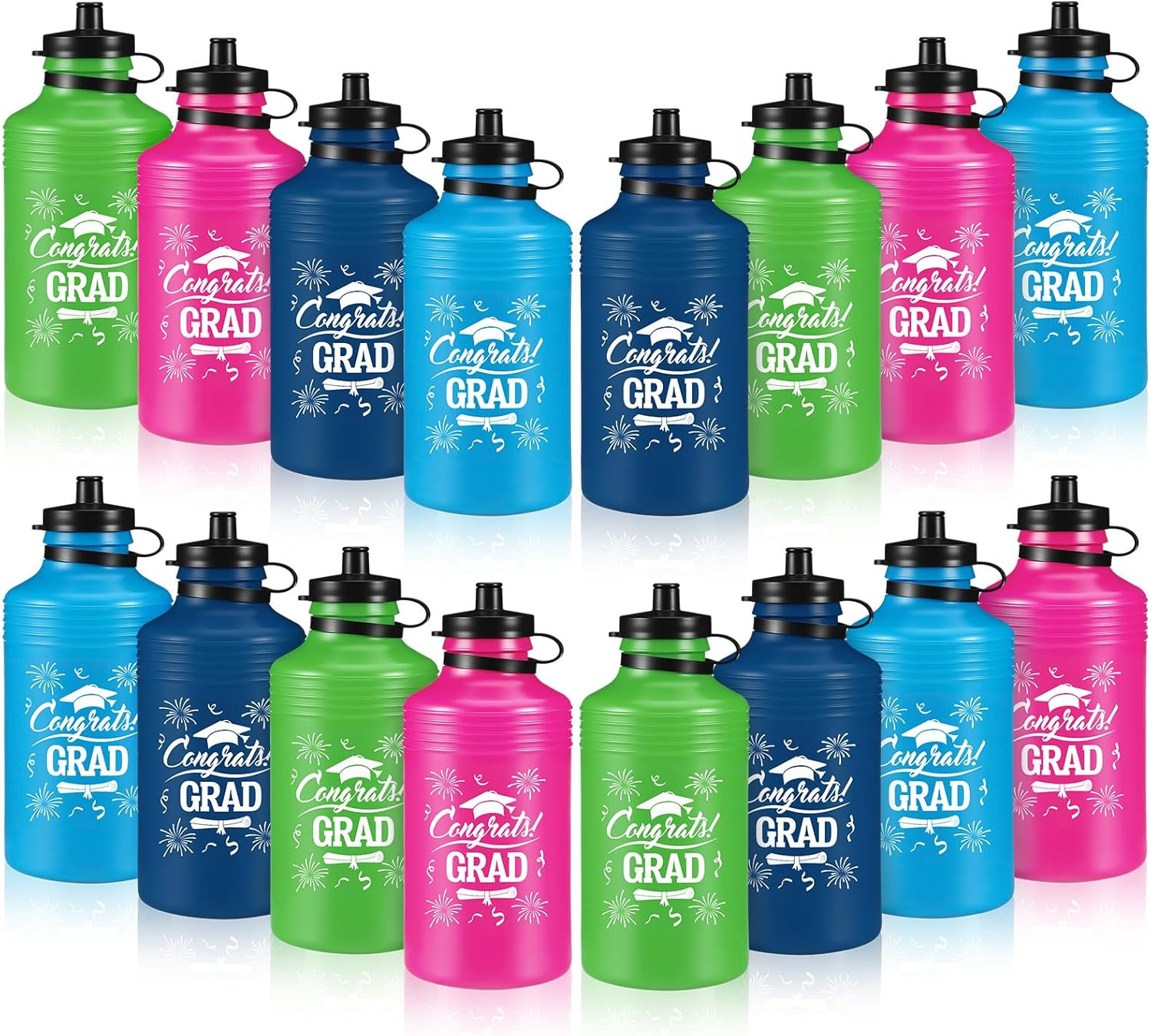 S Bulk 17 Oz Graduation Squeeze Plastic