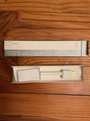 Acer HDMI-VGA White, NEW In Box