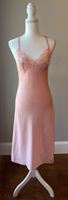 Vassarette Pink Lace Trim Full Slip, Size 36 TT, Polyester/Lace