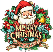 3 Pack Christmas Tree Hanging Ornaments Set, round Acrylic Christmas Ornaments,