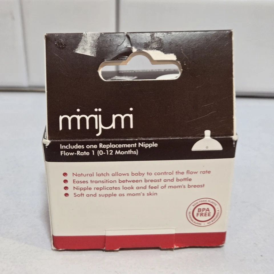 Mimijumi Replacement Nipple Flow Rate 1 (0-12 Months) - Image 4 of 4