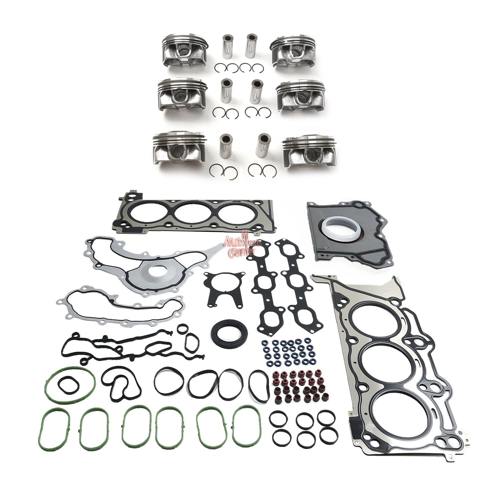 Engine Overhaul Piston Gasket Kit 22mm Fit For Maserati LEVANTE GHIBLI M156D