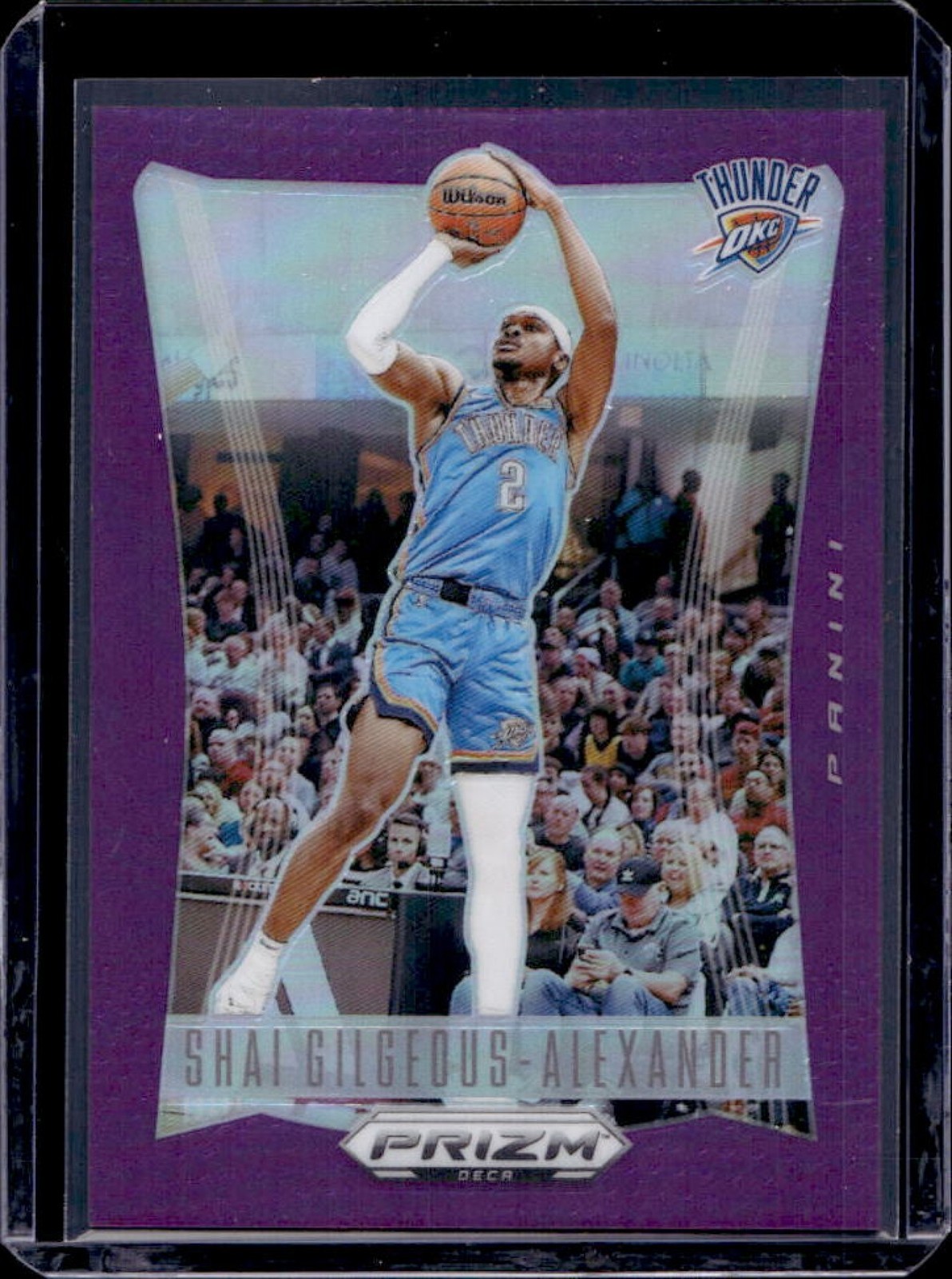 2023-24 Prizm Deca Shai Gilgeous-Alexander Purple #79/99 Thunder