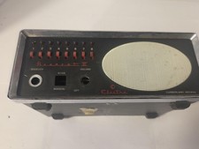 Vintage Electra BC III Bearcat Police Scanner 8 Channel VHF Desktop Black Radio