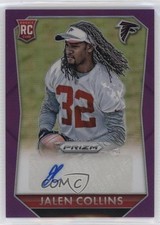 2015 Panini Prizm Rookie Signatures Violet Prizm Jalen Collins #RS-JC Auto 6yz