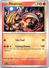 Heatmor Temporal Forces 031/162 Common Pokemon Near Mint Pokemon Card