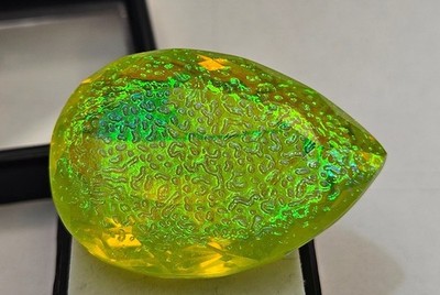 Awesome Monarch Fire Opal Pear Cut 84-86 Ct Natural Loose Gemstone EGL Certified