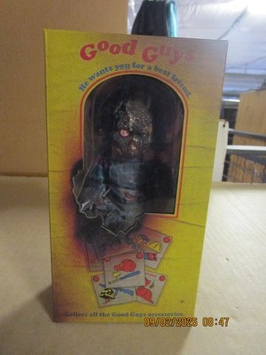 NECA REEL TOYS Child's Play Charred Burned Chucky New! Sealed! Scream Factory