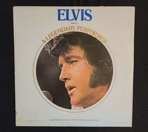 A Legendary Performer Volume 2 [LP] Elvis Presley Vintage Vinyl Record VG+