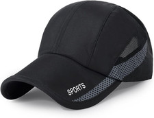 Running Hat Mesh Baseball Cap Unstructured Design Sports Quick-Drying Cap Outdoo