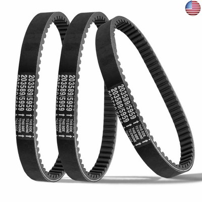 3 Pack of Drive Belt for 30 Series Go Kart Torque Converter Drive Belt Replaces