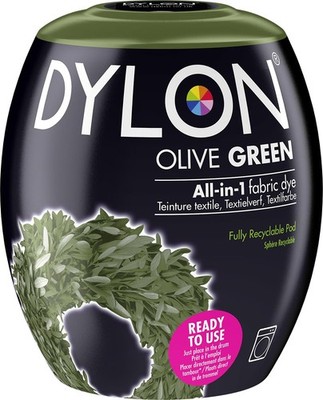 Dylon Machine Dye Pod 350g - Olive Green Fabric Dye for Easy Color Change