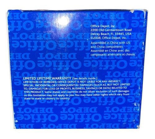 25 Pack Office Depot 3.5 inch 1.44MB 2HD Diskettes IBM Format Static Resist - Afbeelding 2 van 2