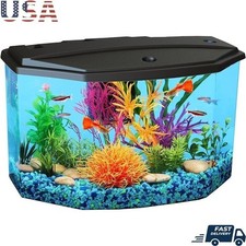 3-Gallon Aquarium Starter Kit 4 Colors LED Lighting and Complete Filtration New