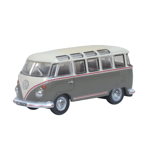 Oxford NVWS009 VW Samba Bus Mouse Grey/Pearl White N Gauge