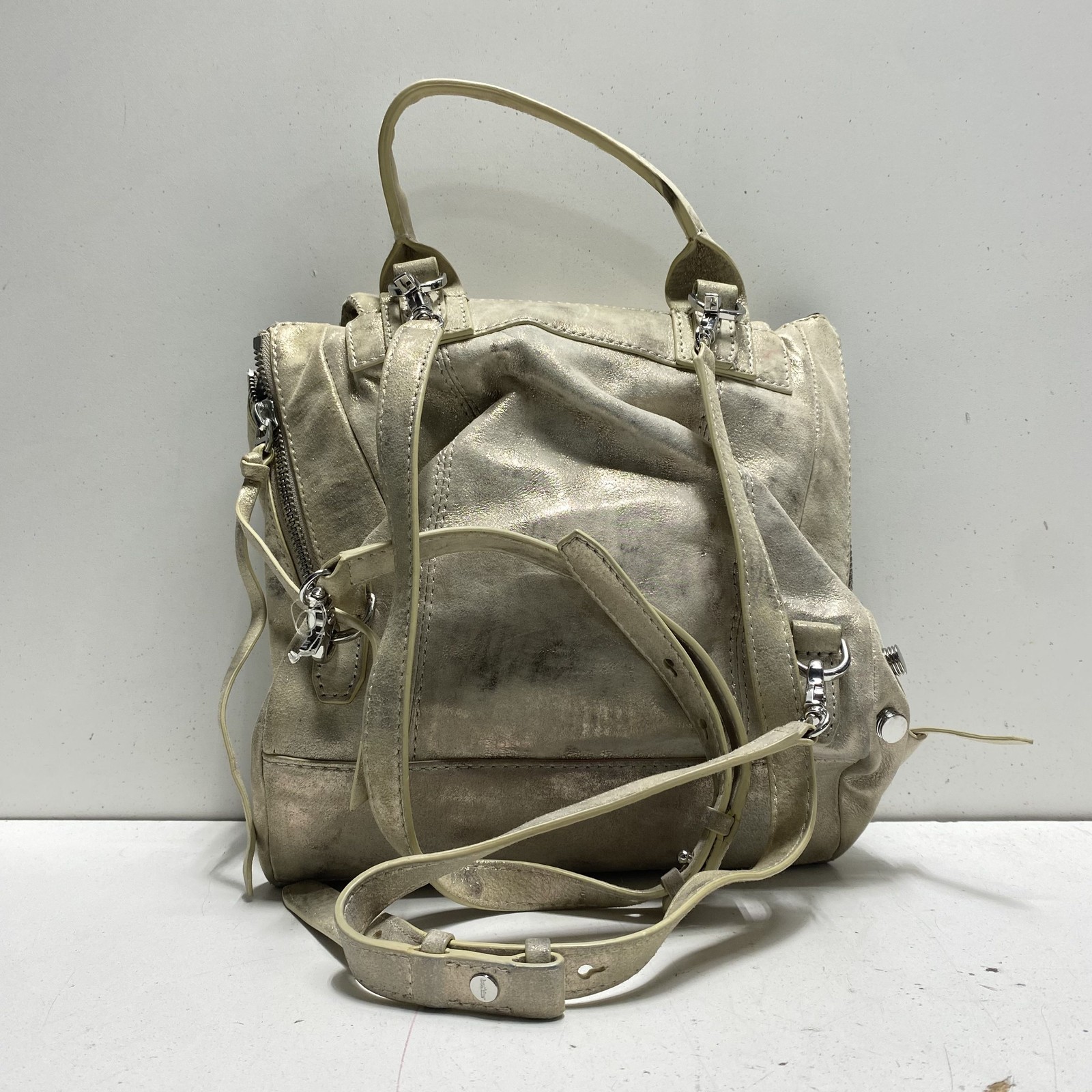Botkier Metallic Gold Backpack - image 2