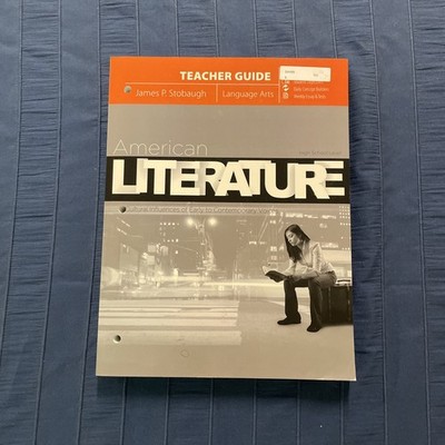 Master Books American Literature Teacher Guide - James Stobaugh, High School