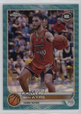 2022 Chrome NBL National Basketball League Aqua Wave Refractor /199 Ben Ayre 6nz