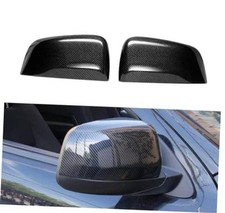 Mirror Cover Caps Fit for Grand Cherokee 2014 Base Style Carbon Fiber Look