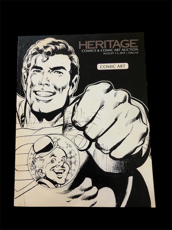 2019 Aug 1-3 HERITAGE Auction Catalog VG/FN 5.0 Comic Art / Neal Adams 136pgs