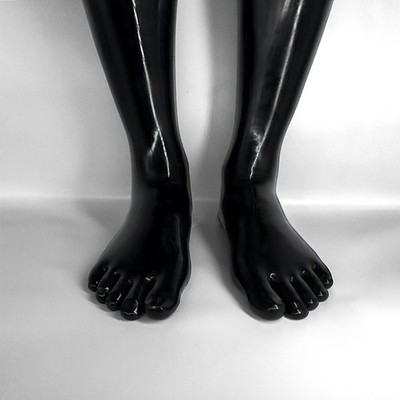 Latex Three-Dimensional Mid-Calf Five-Finger Socks Fetishism Club Clothing