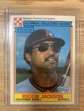 Topps 1984 Ralston Purina - 1st Annual Reggie Jackson #19 Los Angeles Angels