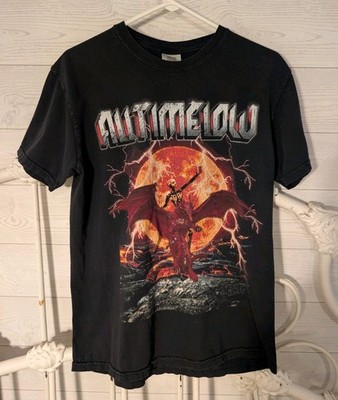 All Time Low Shirt Tour Merch Black M Emo Skater Grunge 