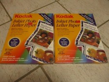Kodak Inkjet Photo Letter Paper 100 Sheets 8 1/2 x 11 in. Lot of 2