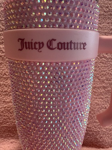 Bellissimo bicchiere acqua JUICY COUTURE BLING ACCIAIO INOX 40 oz Bling Baby!!! - Foto 3 di 11