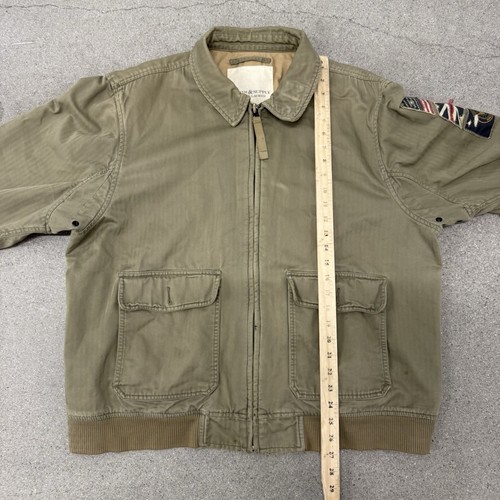 Vintage Polo Ralph Lauren Denim Supply Military Jacket Size XXL - Picture 7 of 12